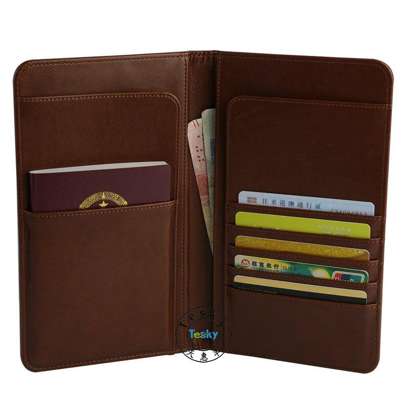 pu leather passport holder wallet cover case variety of color available 2