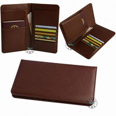 pu leather passport holder wallet cover case variety of color available