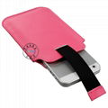 Pu leathe wallet universal pouch case for iphone 5