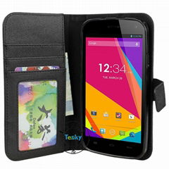 pu cell phone case for blu D532U 