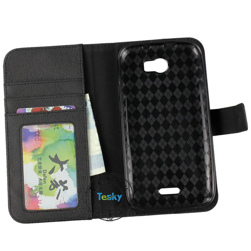 pu cell phone case for blu D532U  3