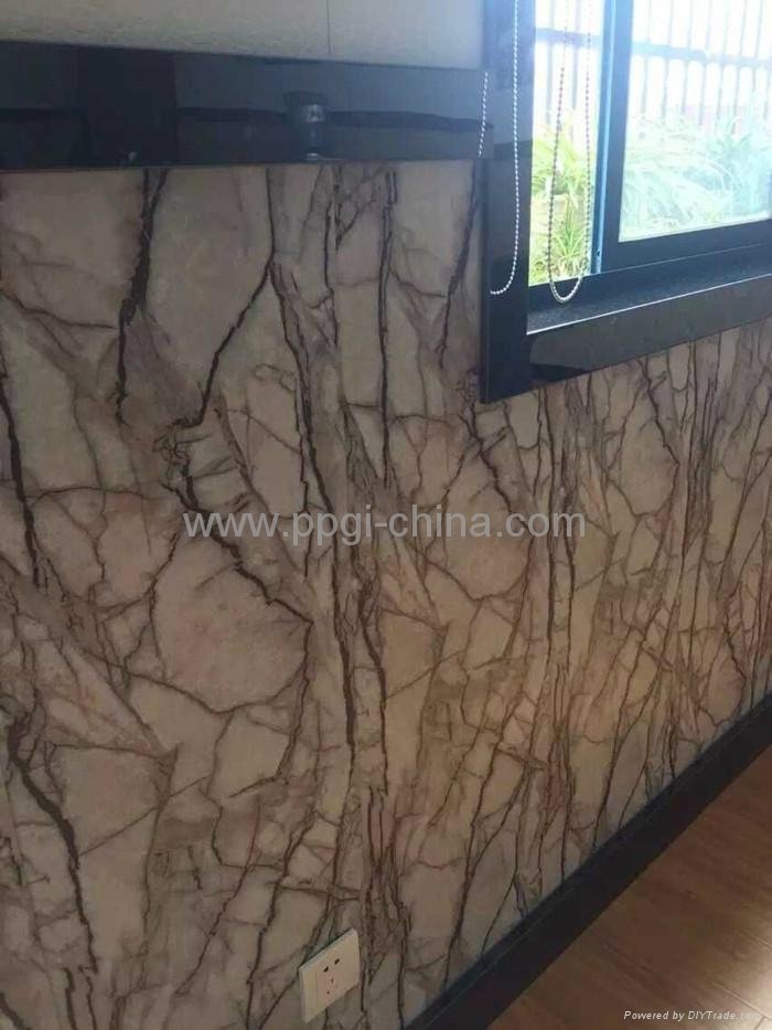 Good quality marble pattern color coated steel sheet 
