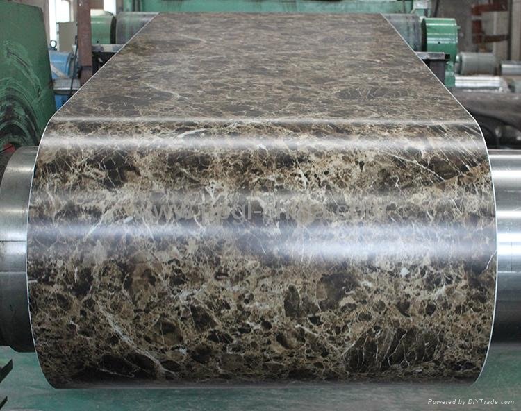Good quality marble pattern color coated steel sheet  2