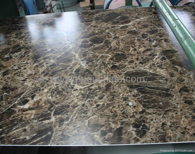 Good quality marble pattern color coated steel sheet  3