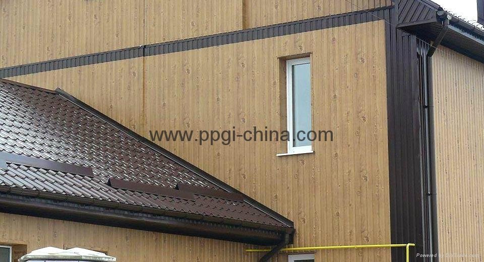 High quality wood pattern PPGI coil widely used in decorating project 3