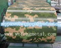 High quality camouflage army grain color coated PPGI 3