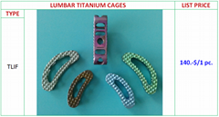 Lumbar Titanium Cage