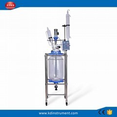 50L Mini Chemical Glass Reactor China Supplier