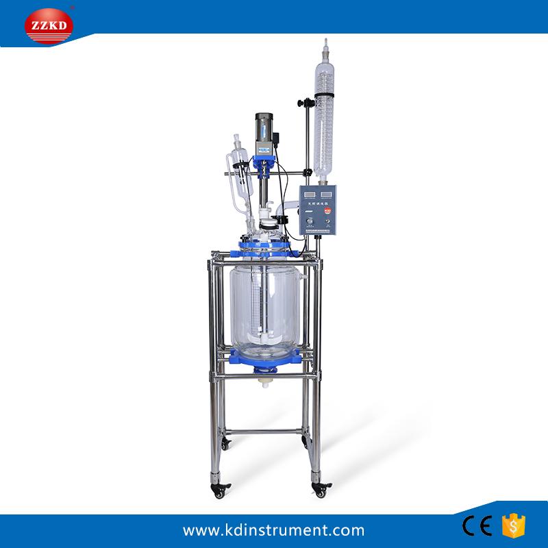 jacketed glass reactor for Lab Reseach 4