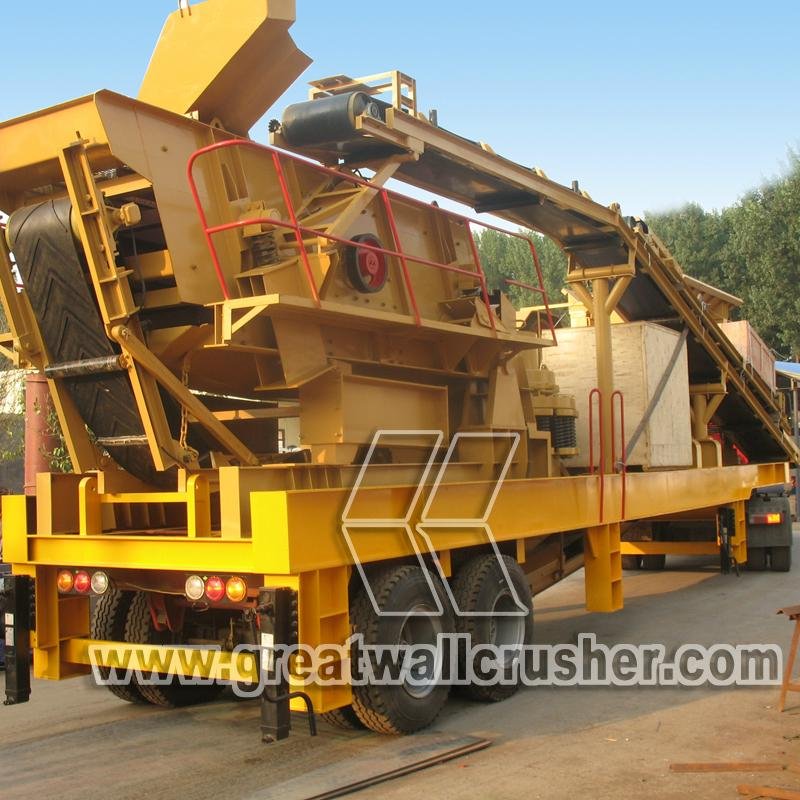 YG725E46 mobile crushing plant for 50 TPH crushing plant  5
