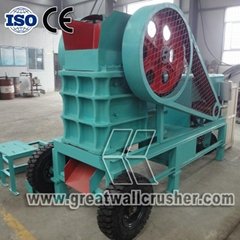  Portable diesel crusher for slae in 15 TPH crushing plant