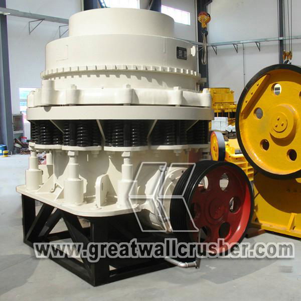 PE jaw crusher and cone crusher for hard 200tph stone crushing plant  2