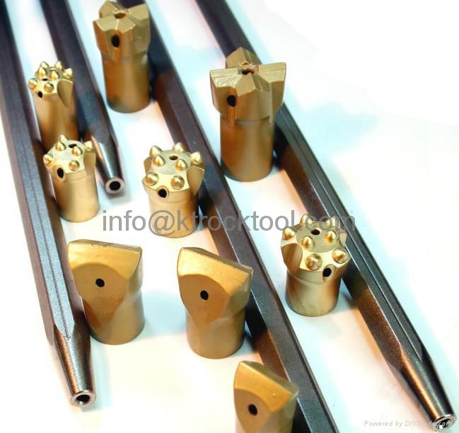 Tapered drill rods 3