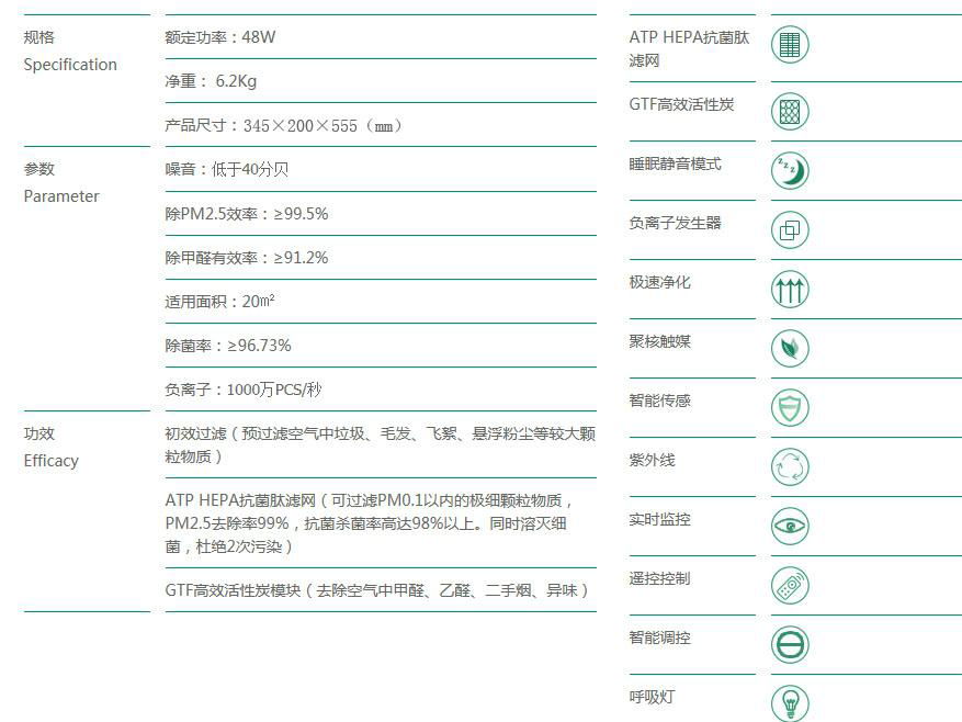 家用空气净化器OLDS-H2 2