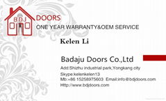 Yongkang badaju doors co.,ltd