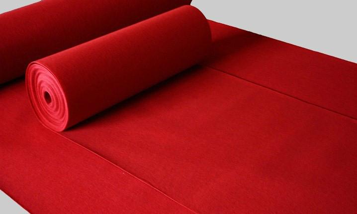 Carpet manufacturers direct sales Red flat flame retardant carpet