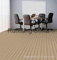 Shandong carpet factory direct quality flame retardant striped carpet 1