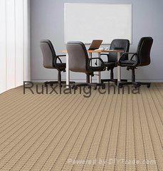 Shandong carpet factory direct quality flame retardant striped carpet