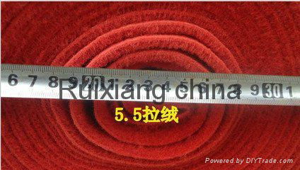 Shandong carpet manufacturers selling high-quality brushed Red Carpet Exhibition 4