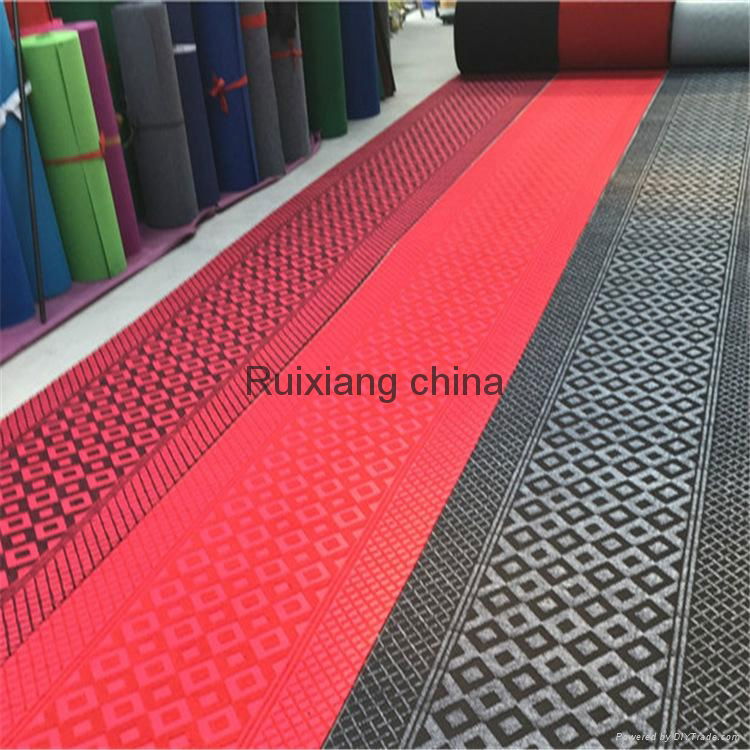 地毯生產廠家直銷紅色平面展覽阻燃地毯 5