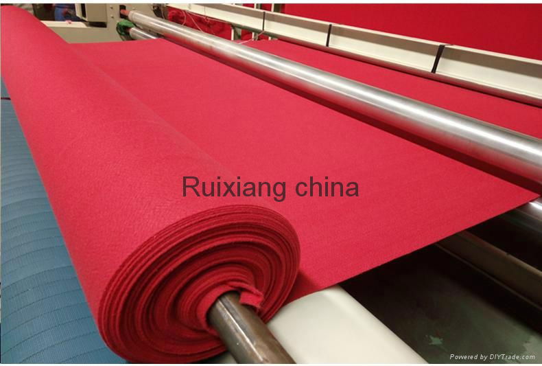 Carpet factory custom super thick flame retardant wedding opening carpet 5