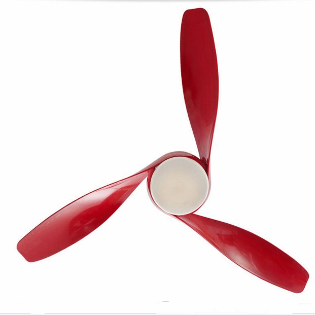 modern style ceiling fan with LED light white and red color 3