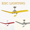 simple style ceiling fan with led light remote 1