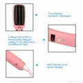 2 In 1 Ionic PTC Heating Hair Brush Straightener 2