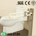 Hot Sale Nylon Material Folding Grab Bar For Handicapped Person