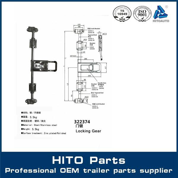 Steel Refrigerated Container Twist Lock Truck