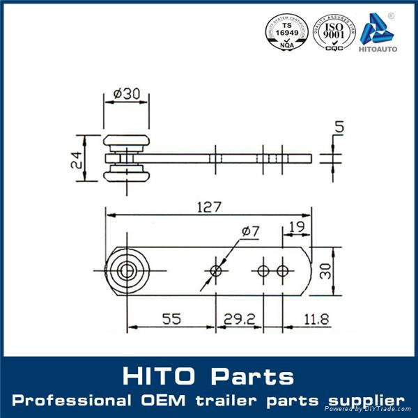 Curtain-Sider Truck Curtain Roller.Ball Bearing 2