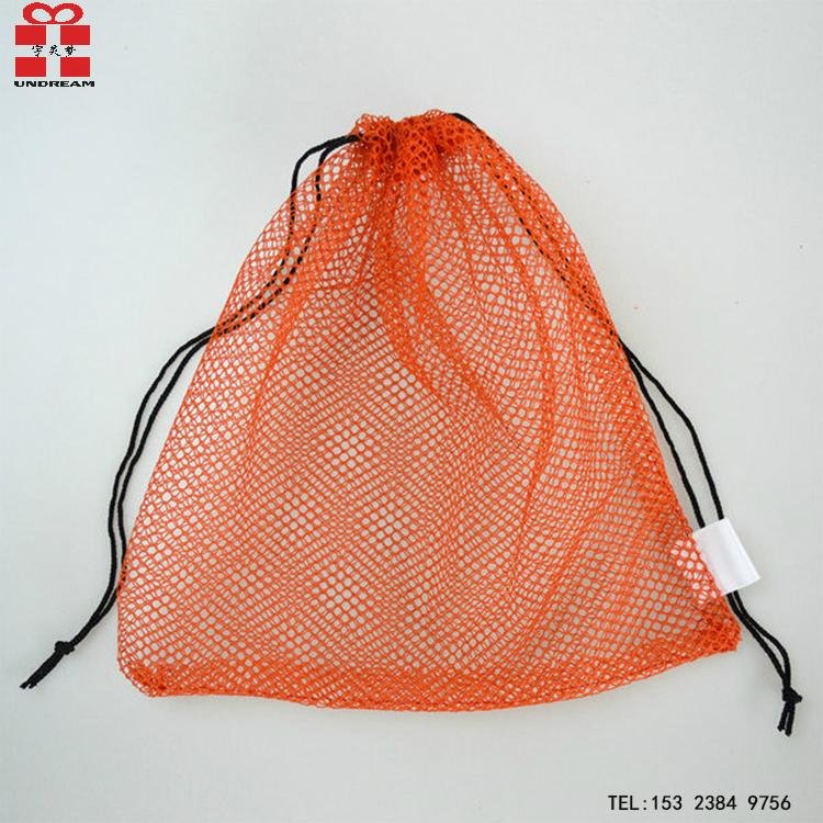 环保包装厂家供应外贸出口 拉绳玩具网袋 网布拉绳网孔袋 3