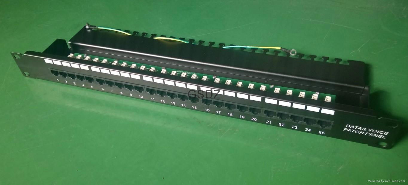 Cat3 Voice 25Port Patch Panel