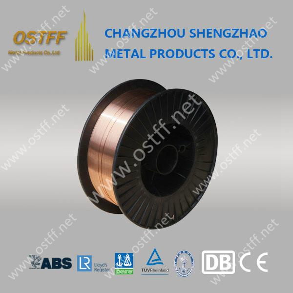 Metal Spool K300 CO2 Gas Shielded Copper Coated MIG Welding Wire (AWS ER70S-6) 3