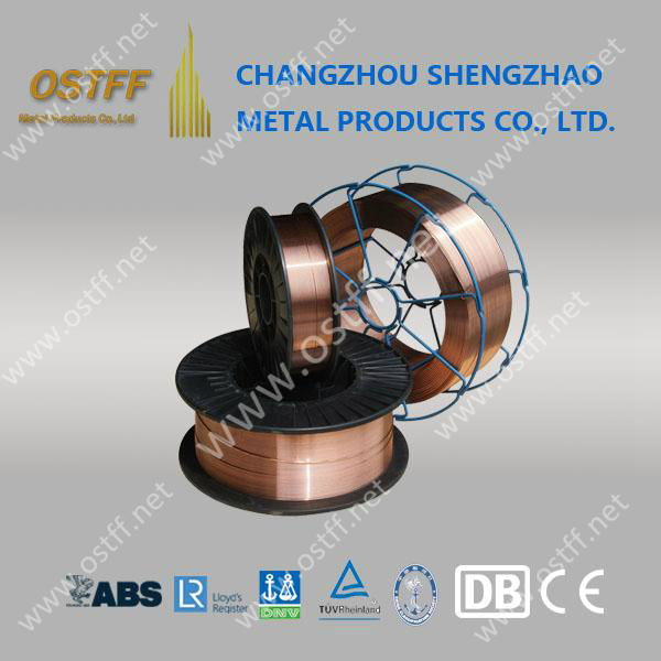 0.8mm 15kg/Spool Mild Steel Copper Coated MIG Welding Wire (Aws Er70s-6) 4