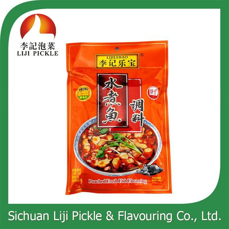 Spicy seasoning for fish with sichuan pickle