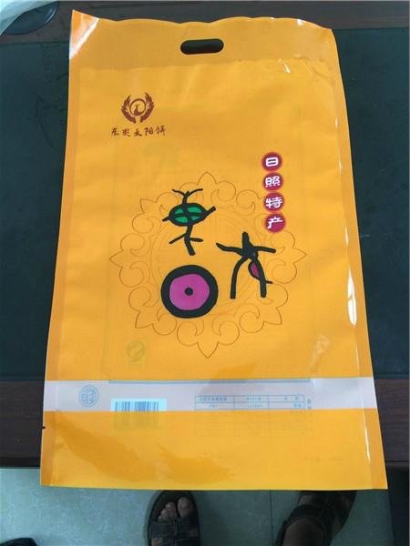 Custom Design Printed Plastic Food Packaging Bag with Clear Window 2