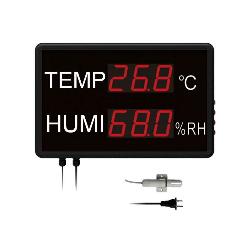 LED large display temperature humdity monitoring