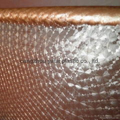 eco-friendly 3D transparent colored PEVA/EVA  decorative film