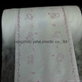 Soft Breathable Full Center lamination PE Film Back Sheet film for child diaper 3