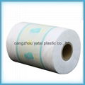 Nonwoven Laminate  pe back film rolls  for baby diapers  1