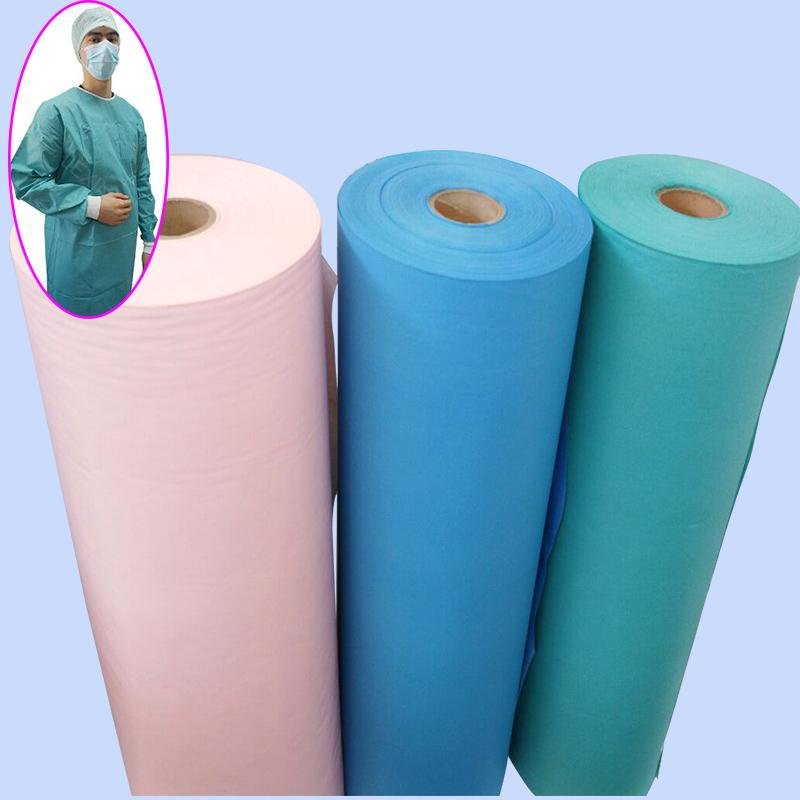 PE non-woven fabrics Composit film for medical protective  4