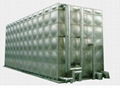 Combination type stainless steel (spherical shaped plate) water tank 1