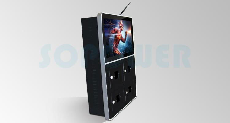 Android Digital Signage Display Advertising Cell Phone Charging Station 2