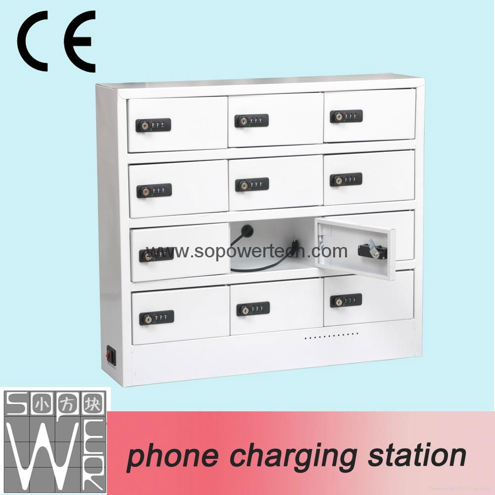 Multiple Phone Charge Station Universal Wall Mounted Phone Charging Locker 2