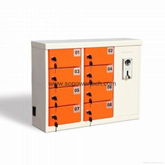 Multi Phone Coin Operated Charging Station Payment Cell Phone Charging Lockers