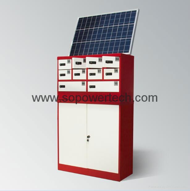 Fast Charging Solar Powered Mobile Phone/Tablet Charging Station