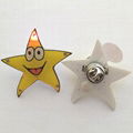 Cusomized Star Design LED Light Blinking Button Pins for Promotion (3569) 2