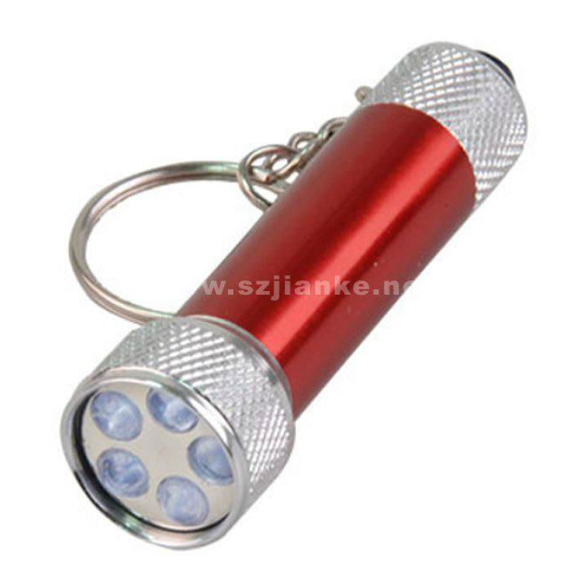 LED Flashing Keychain Promotion Gifts with Logo Print (4070)