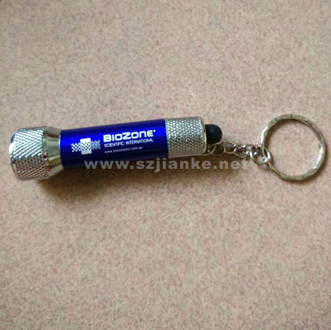 LED Flashing Keychain Promotion Gifts with Logo Print (4070) 4